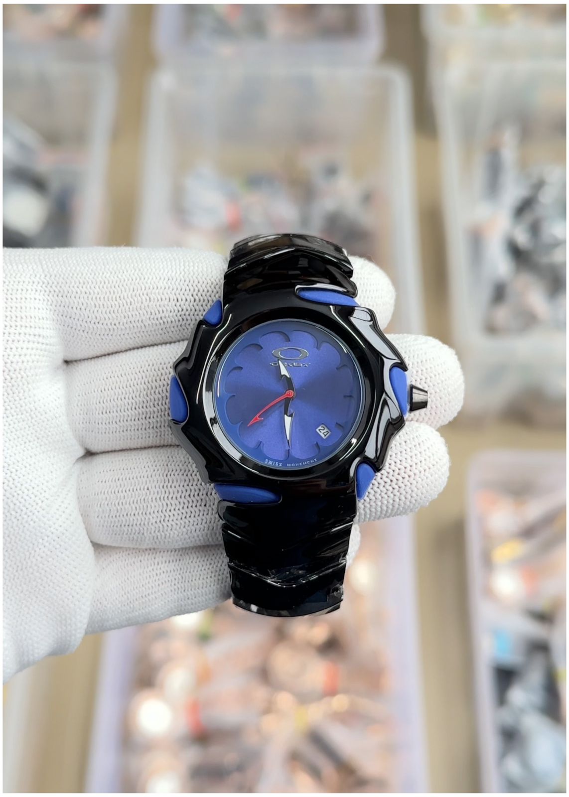 Oak.ley Blade Black-Blue
