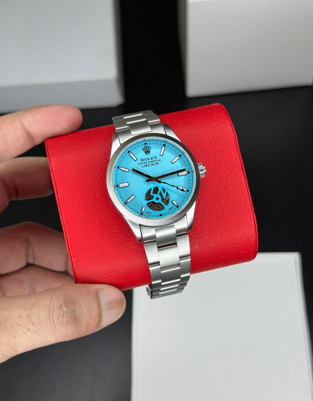 Rol.ex Oyster perpetual Label Noir Automatic