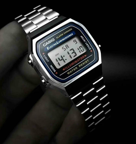 New Casio Vintage Illuminator Silver