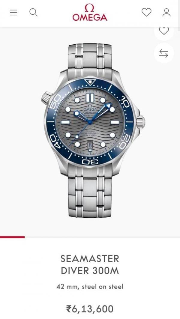 Om.ega seamaster diver 300M automatic