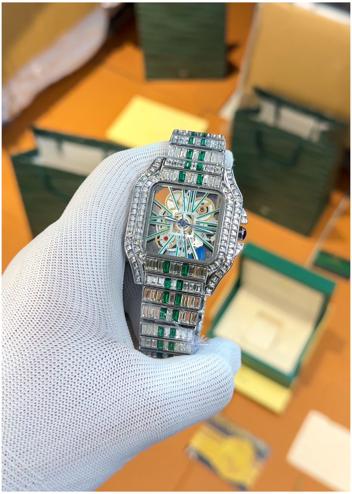 Car.tier Santos Diamond