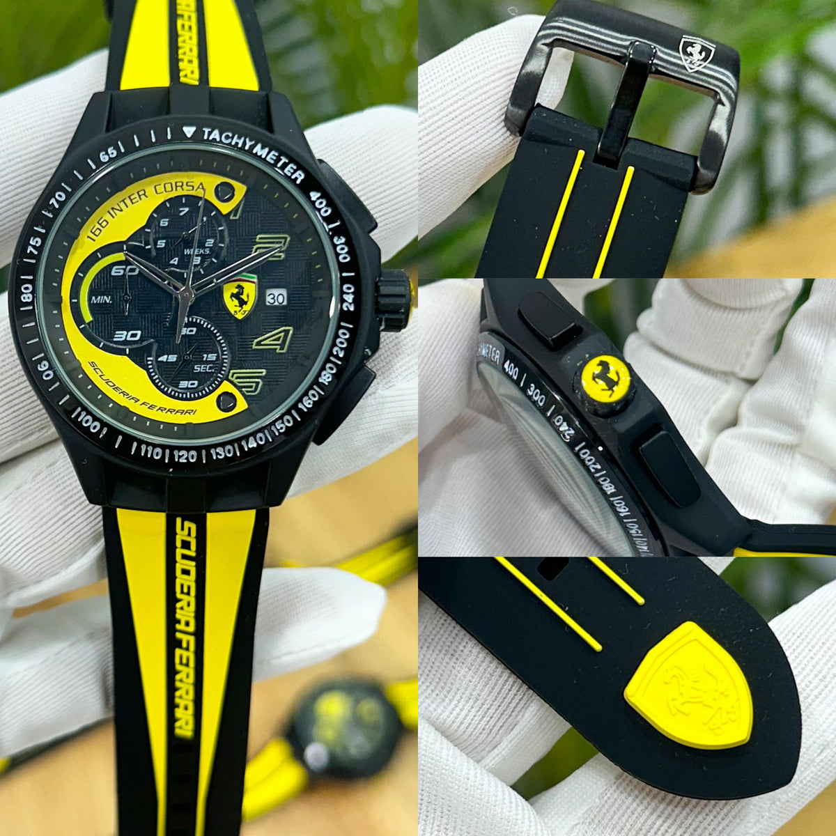 NEW SCUDERIA FERRARI YELLOW-BLACK
