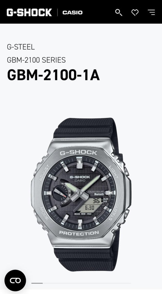 New Casio g shock gm2100