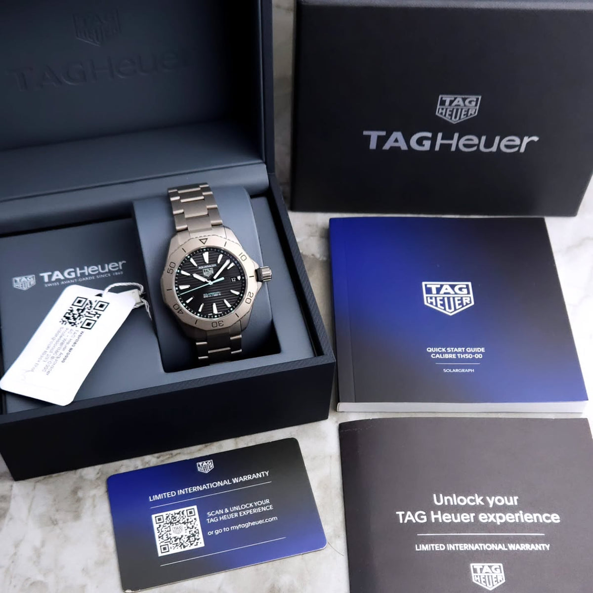 New Tag Heuer Aquaracer 200 professional Solargraph