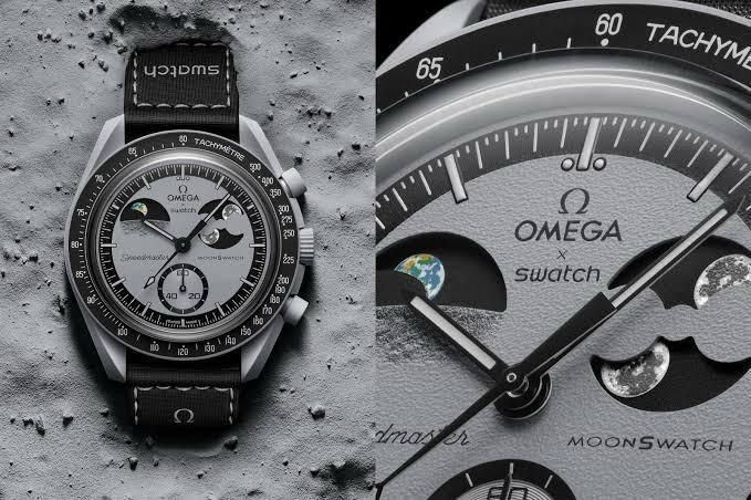 Om.ega Swatch Speedmaster Moonswatch - Mission to the EarthPhase
