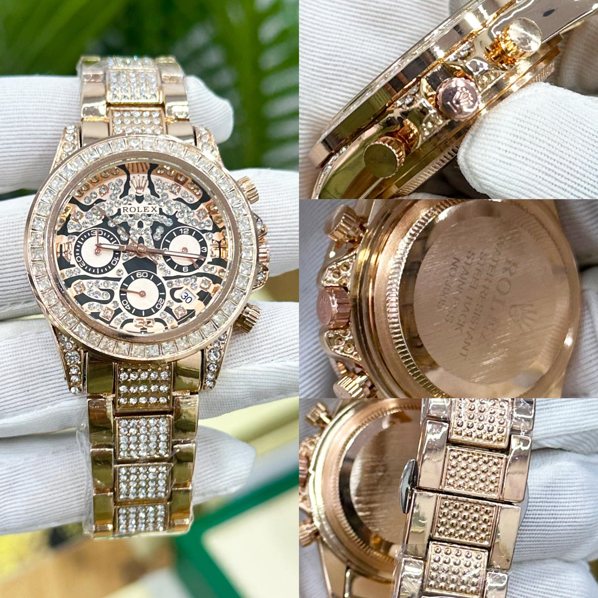 ROL.EX TIGER EYE ROSE GOLD