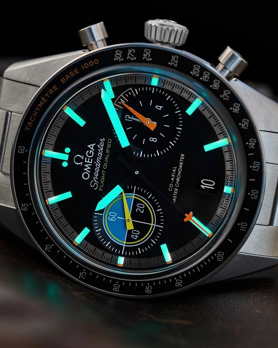 Om.ega Speedmaster Pilot Co-Axial Master Chronometer Chronograph
