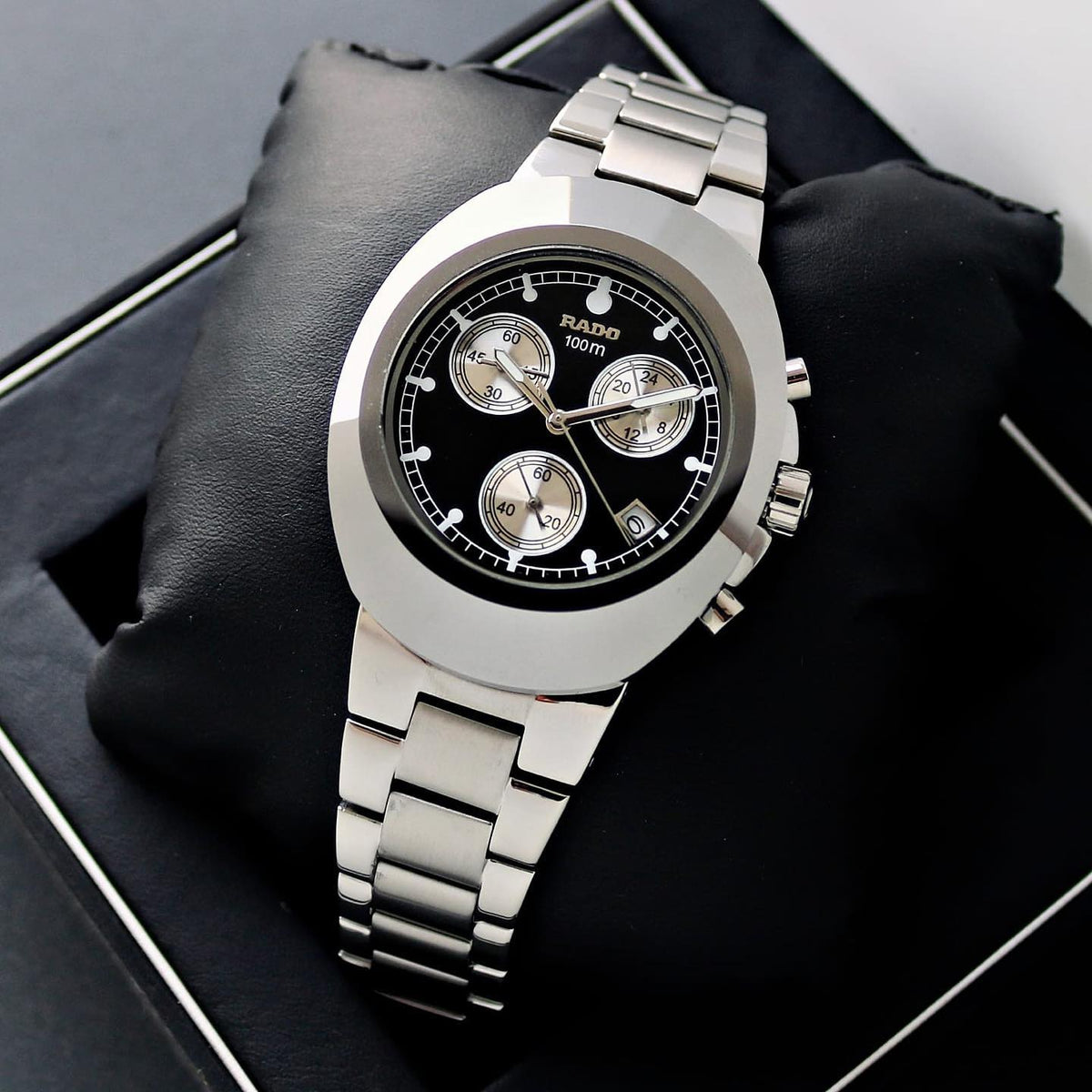 Ra.do 100M Chronograph AAA-QUALITY silver black