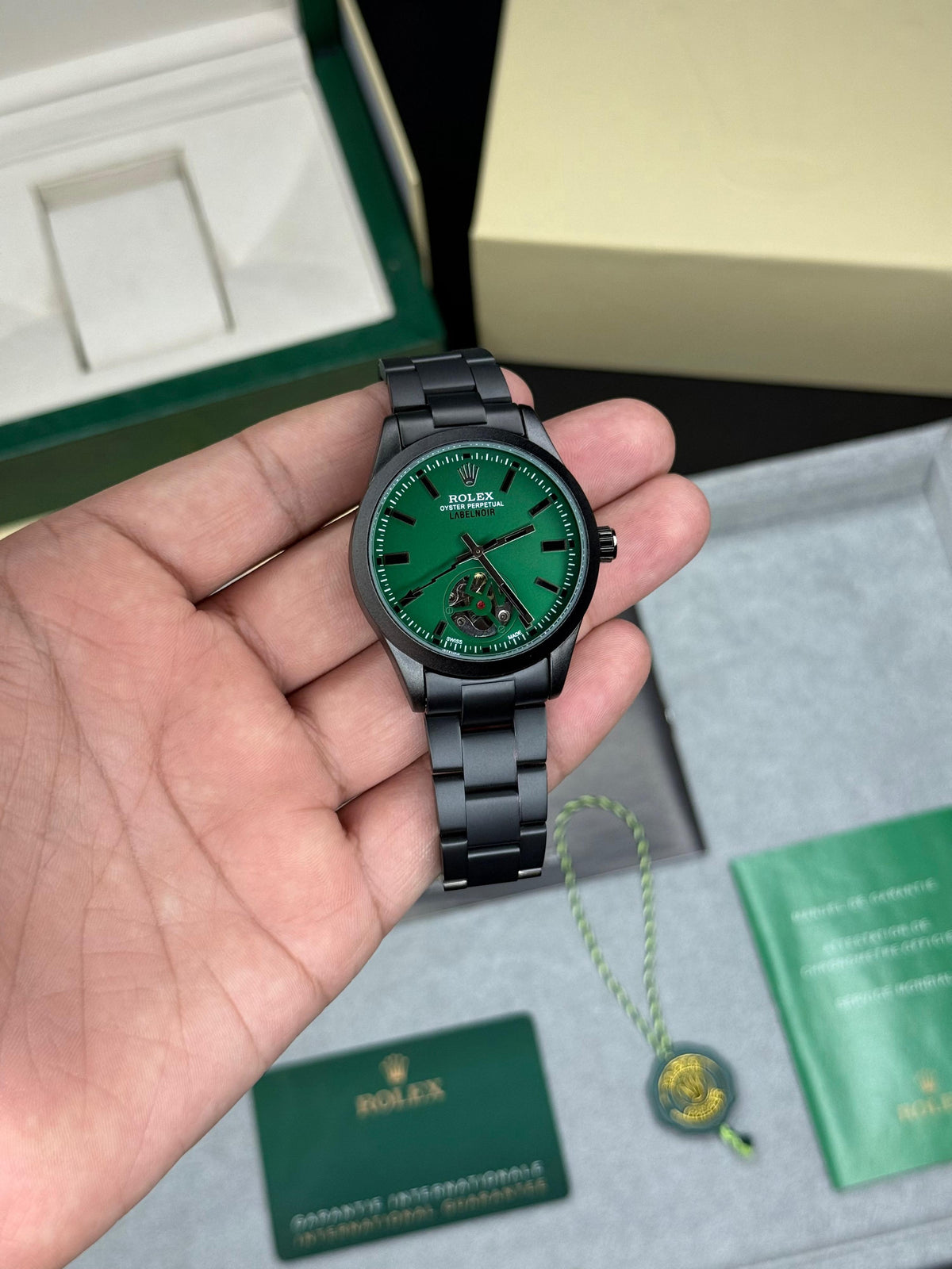 Rol.ex Oyster Perpetual Label Noir Automatic