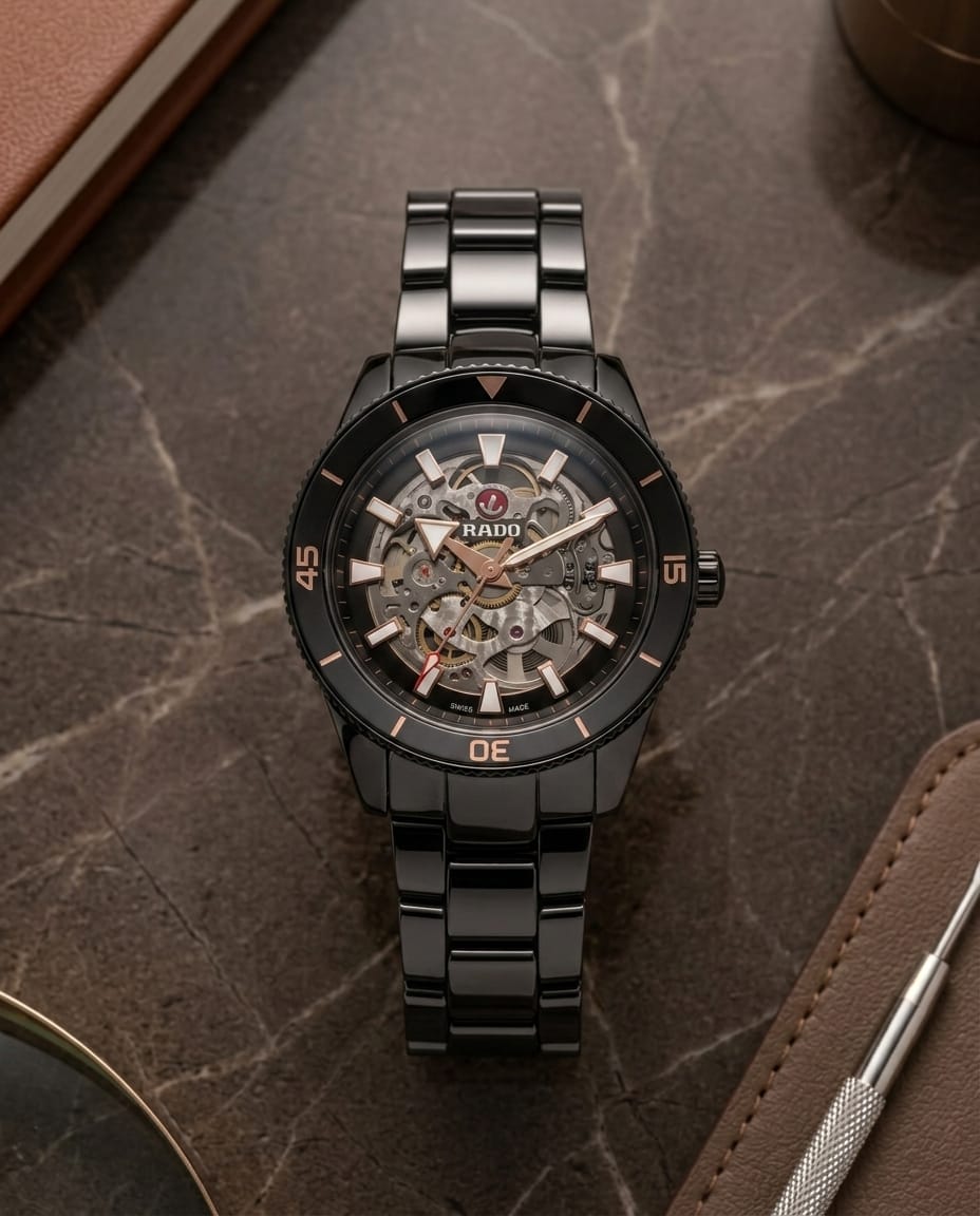 Ra.do Captain Cook HighTech Automatic Silver