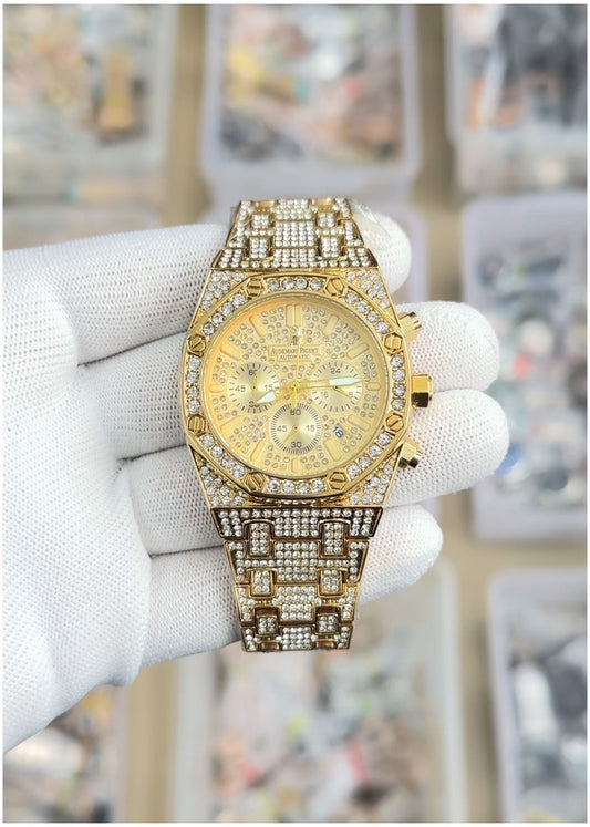 Aude.mars Piguet Royal Oak Crystal Chronograph