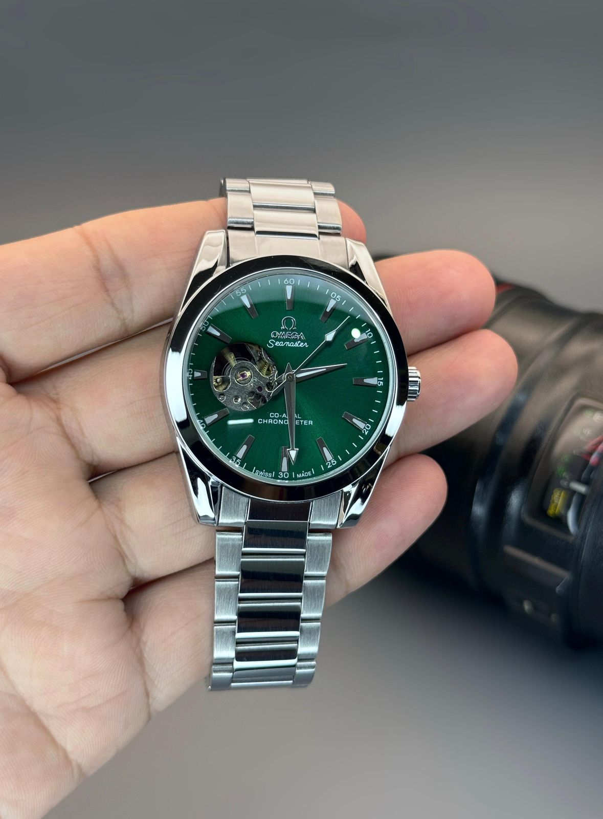 Om.ega Aqua Terra Automatic Skeleton