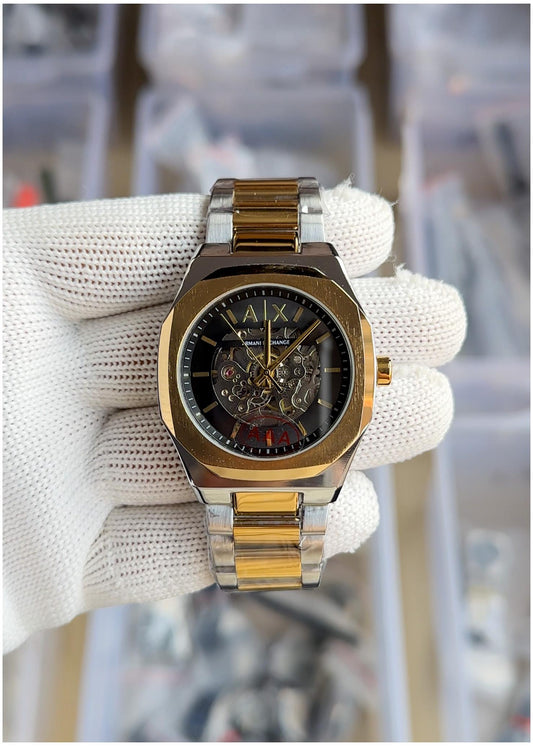 Armani_Exchange Gunmetal Automatic
