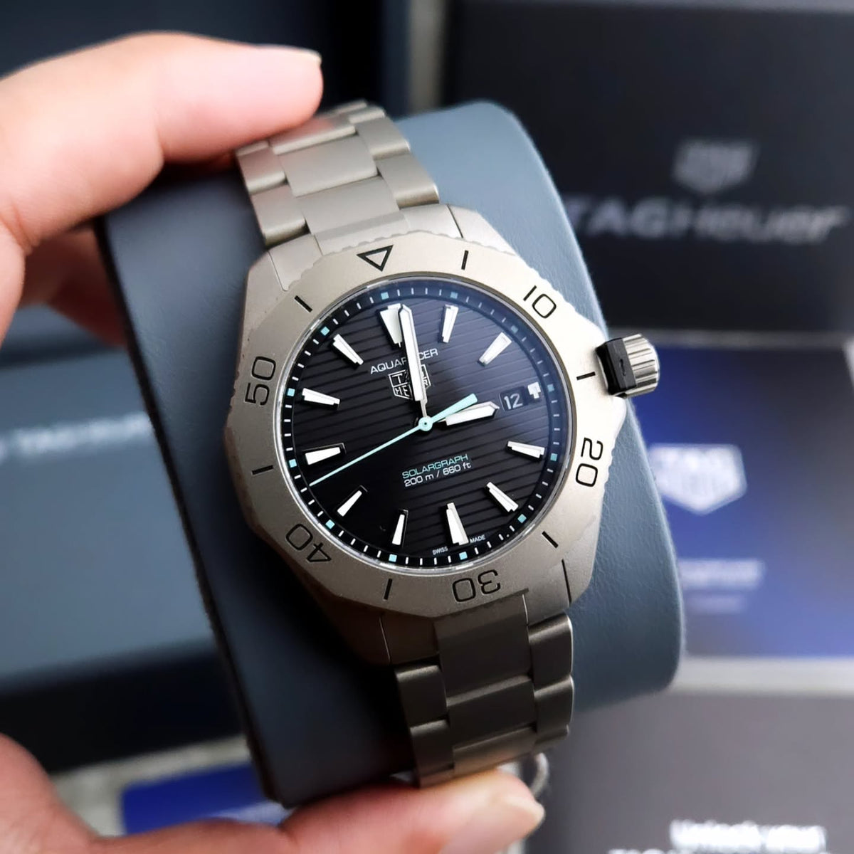 New Tag Heuer Aquaracer 200 professional Solargraph