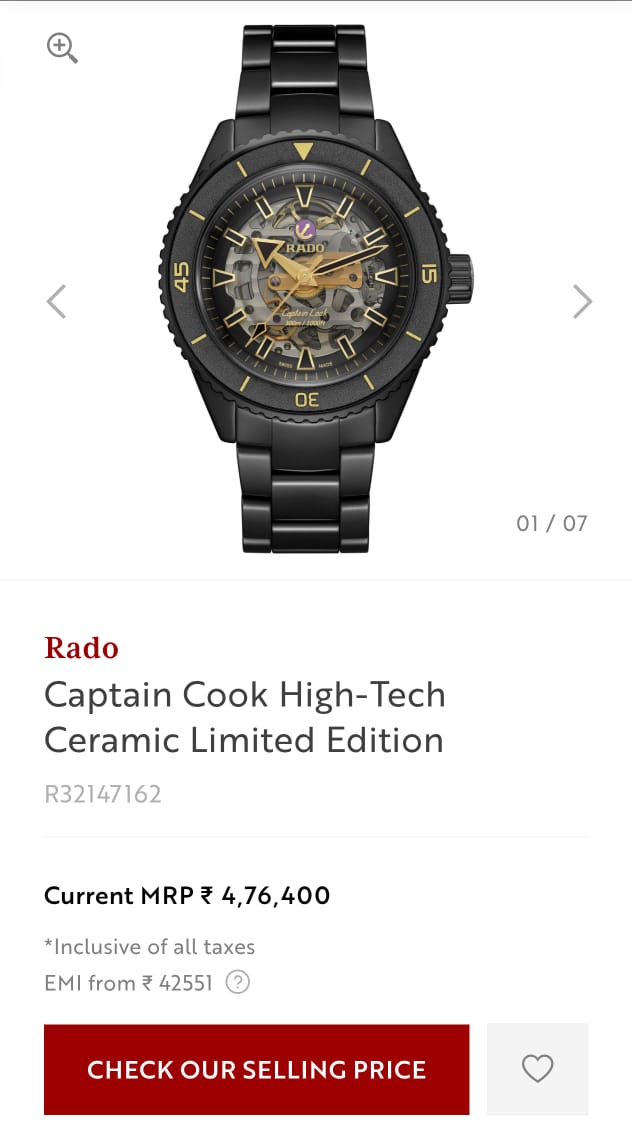 Ra.do Captain Cook HighTech Automatic