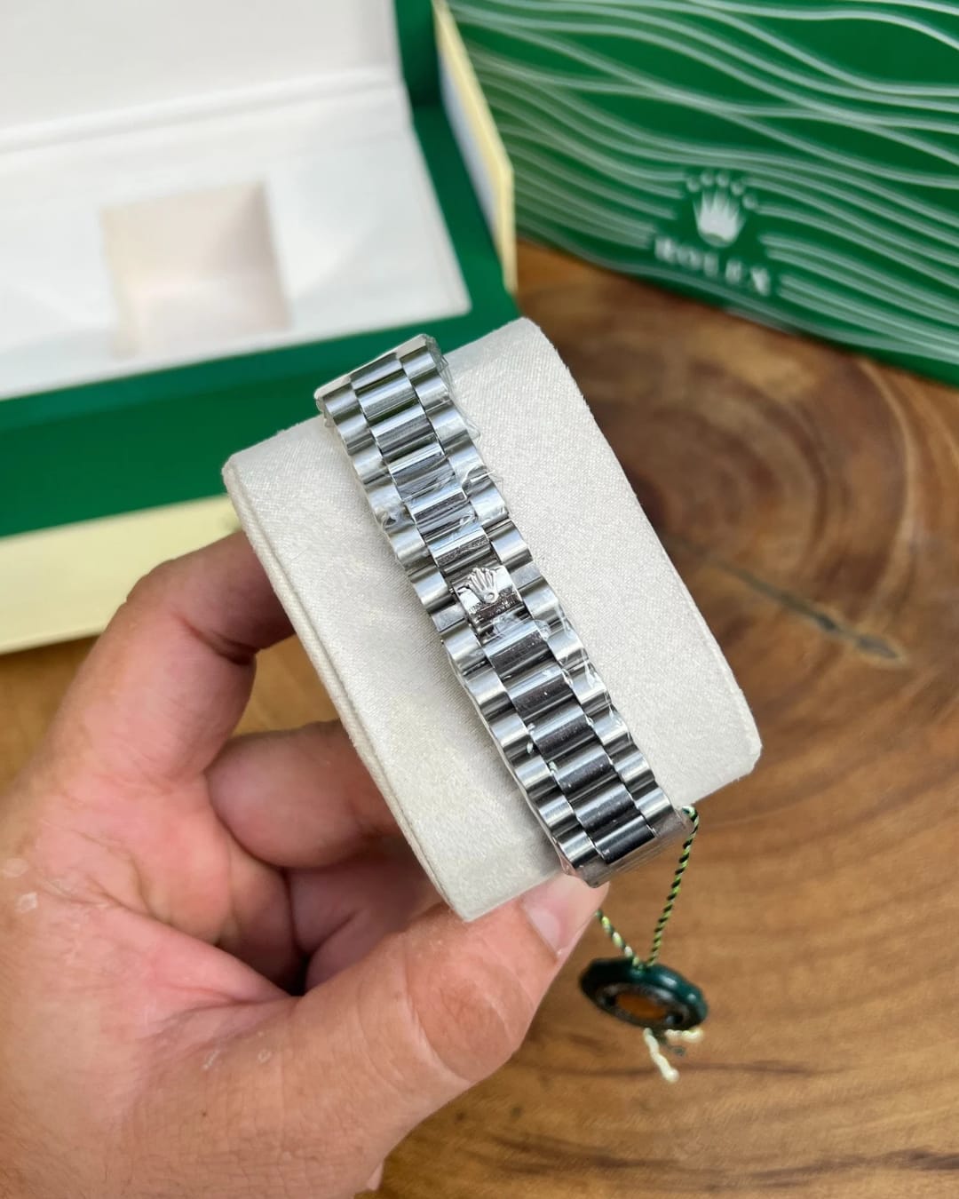 Rol.ex Oyster Perpetual Day Date 40 Battery Silver