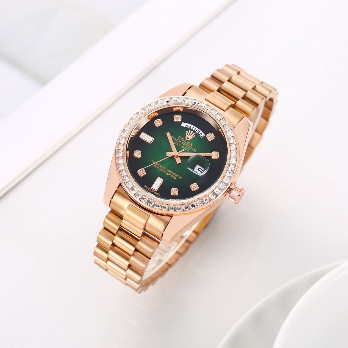 Rol.ex Oyster Perpetual Day Date Diamond