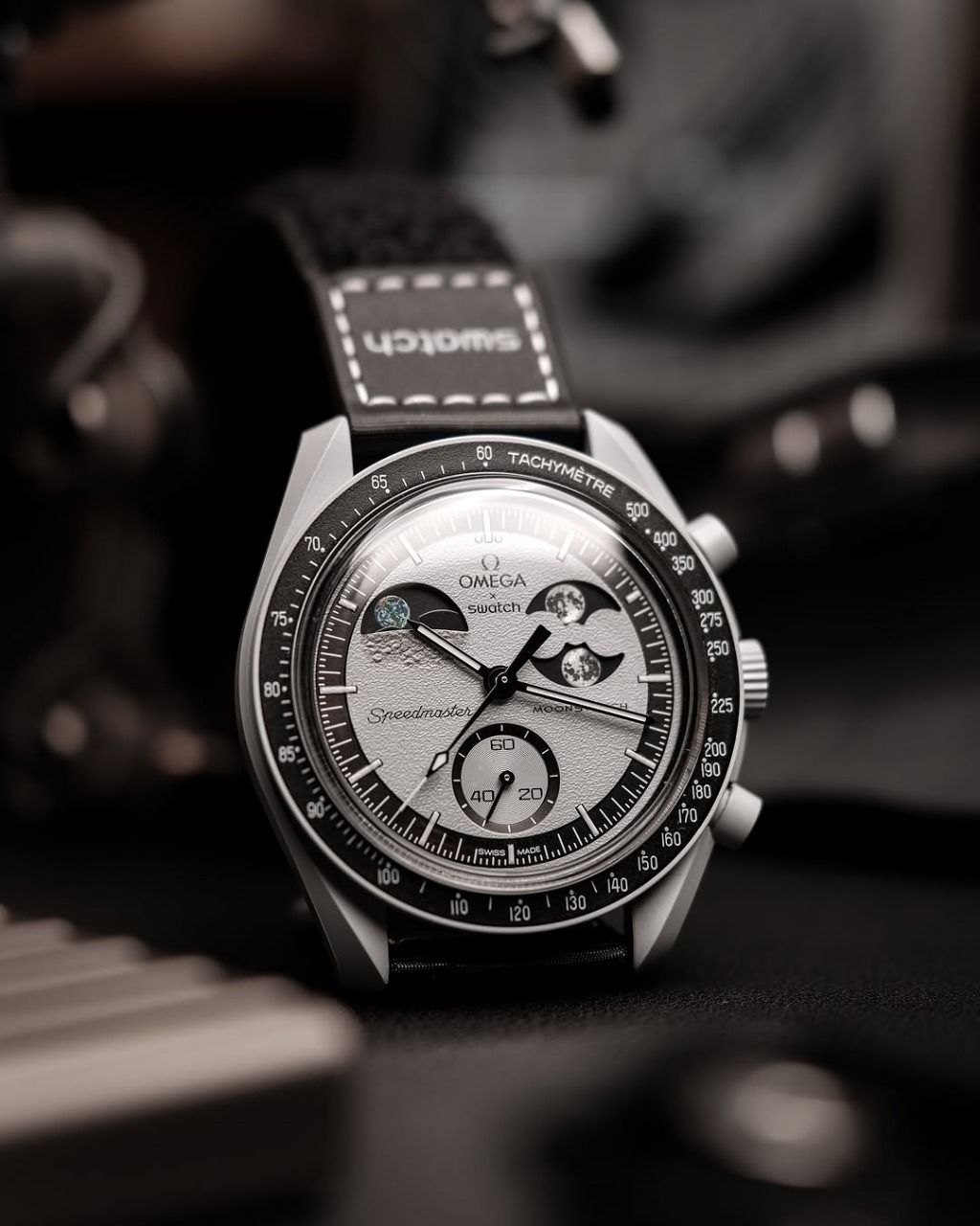 Om.ega X Swatch Bioceramic Moonswatch Collection