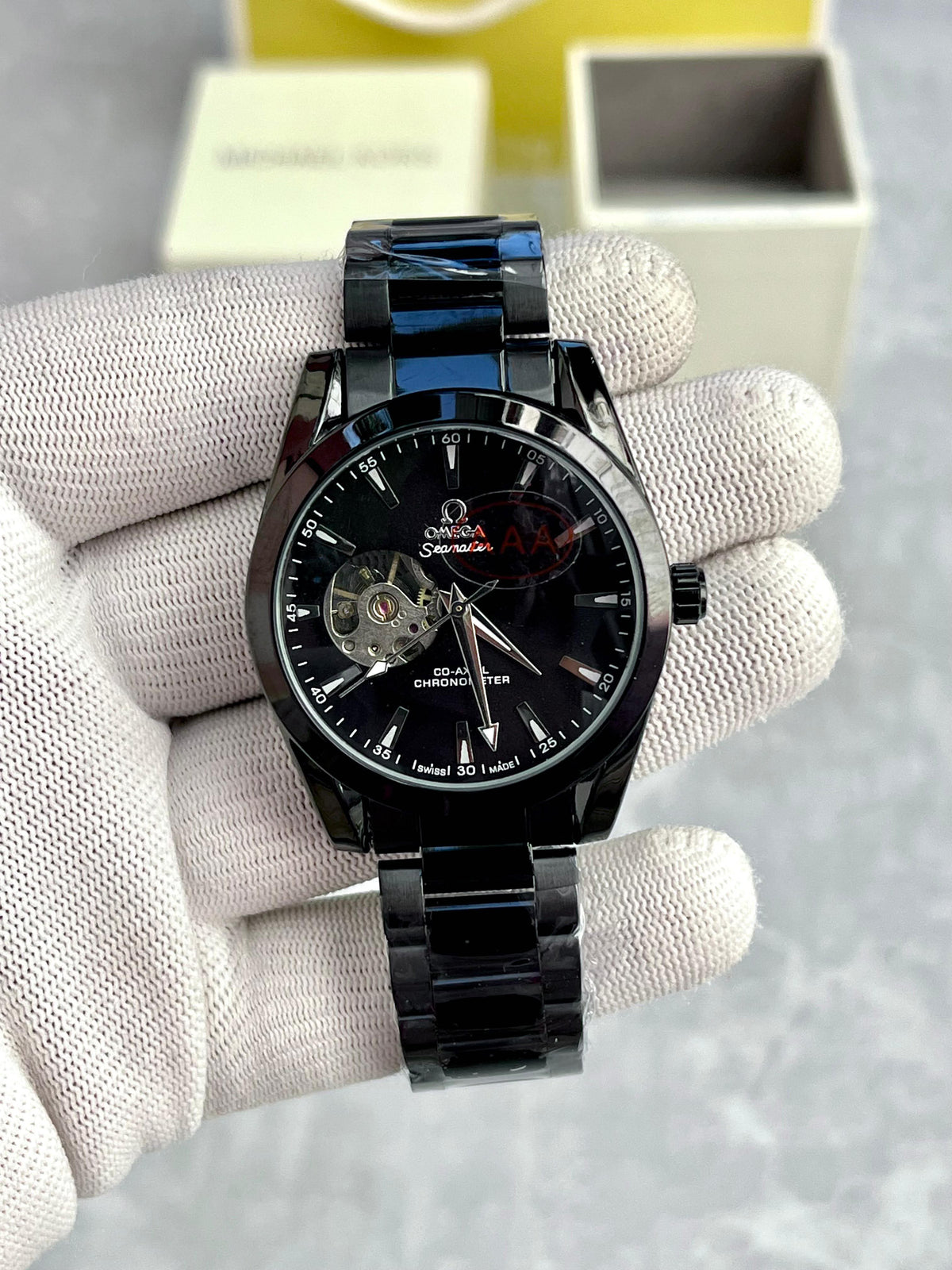 Om.ega Seamaster Open Heart