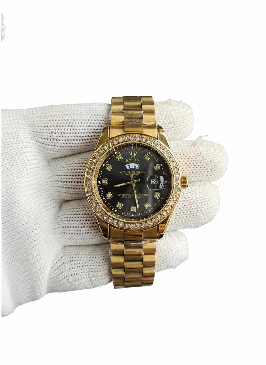 Rol.ex Oyster perpetual Day Date Diamond 40 Battery