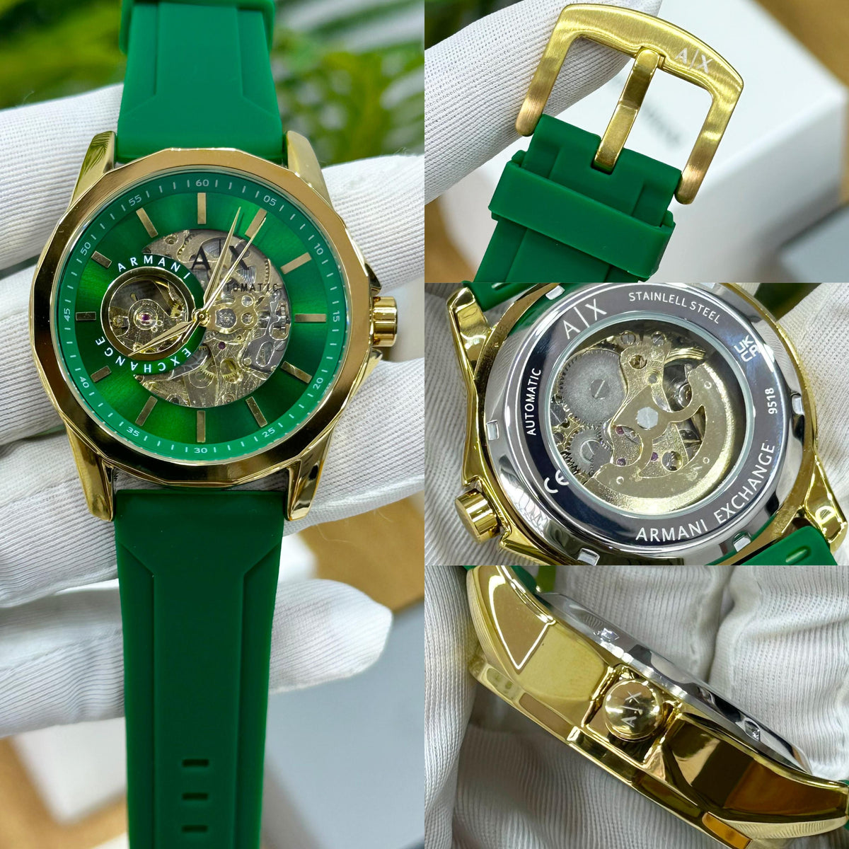 AR.MANI EXCHANGE EXCLUSIVE GOLD GREEN MECHANICAL