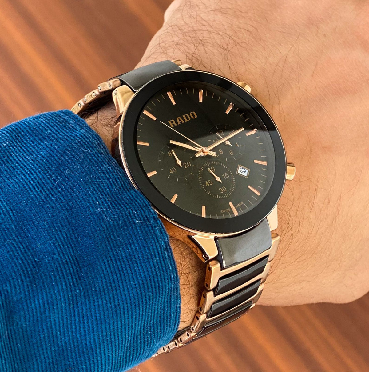 Ra.do centrix chronograph Black-Copper