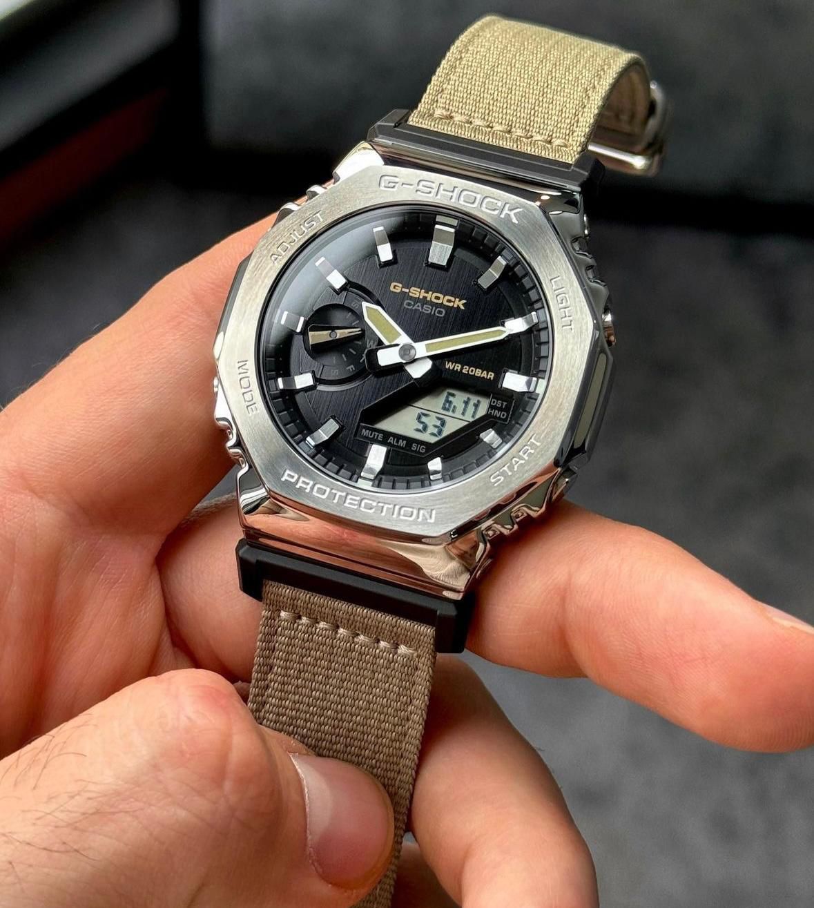 NEW G SHOCK GA 2100 Cream