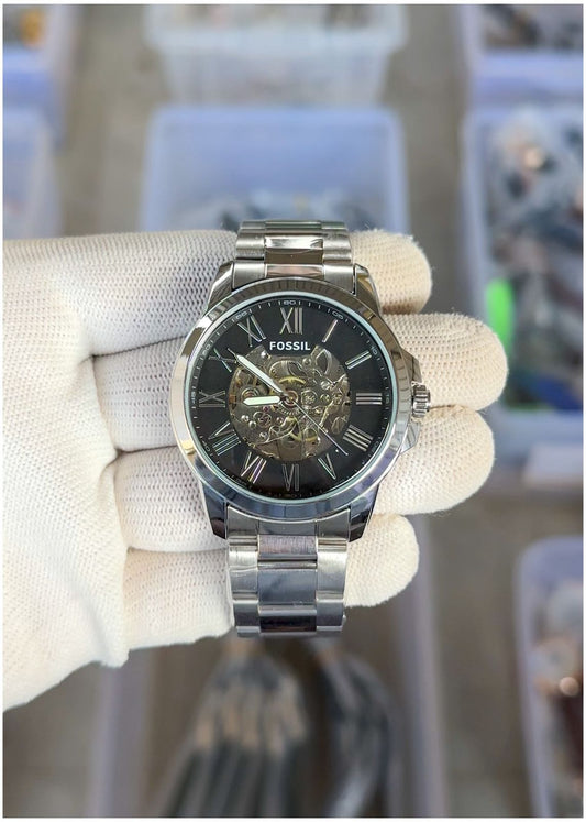 Fos.sil Flynn Automatic Silver-Black