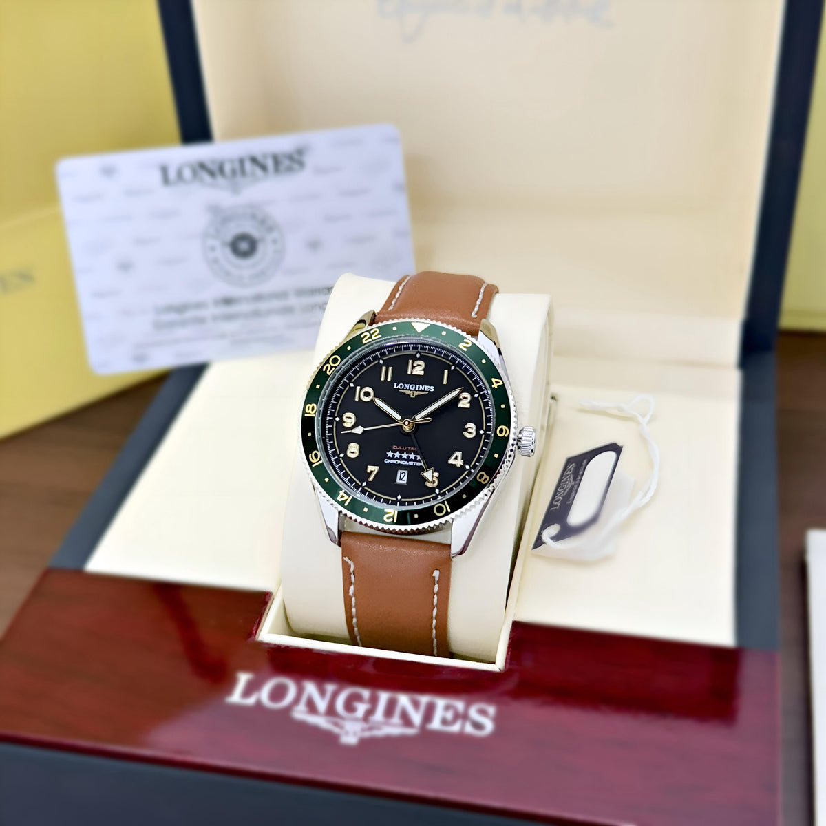 Lon.gines Zulu Time Chronometer