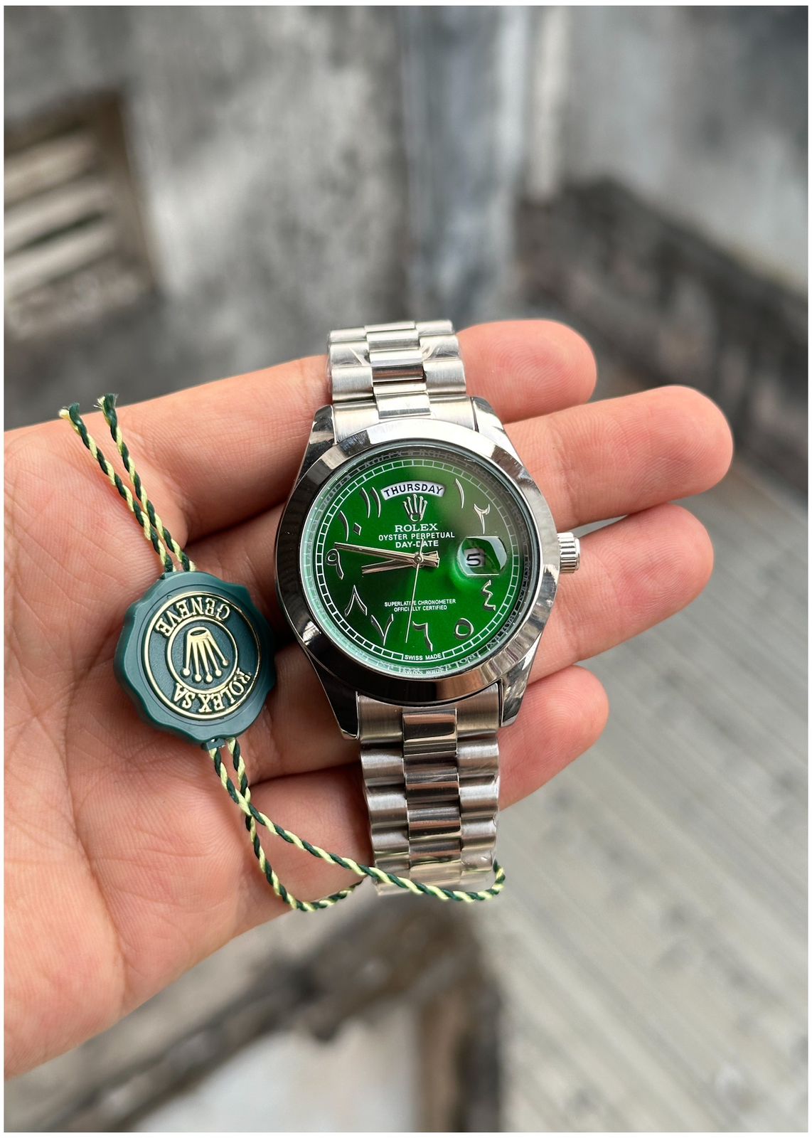 Rol.ex Oyster Perpetual Day Date Arabic