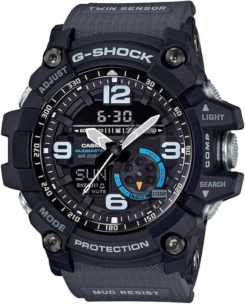 NewCasio G Shock Gg1000 Mud Master Grey Strap