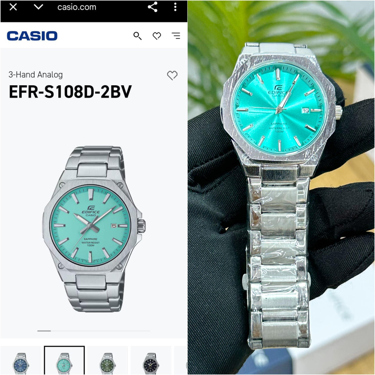 NEW CASIO EDIFICE SAPPHIRE
