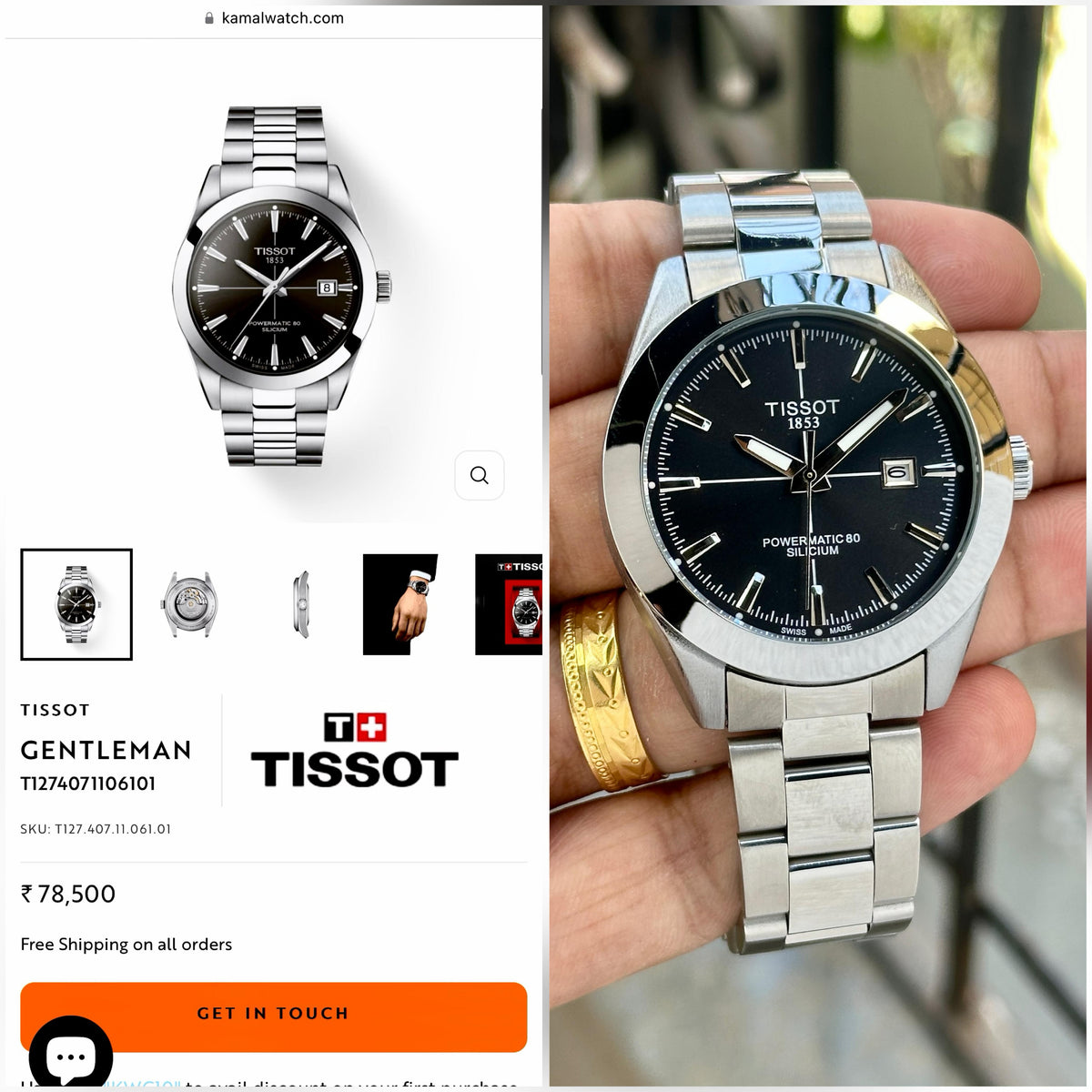Tis.sot 1853 Powermatic 80