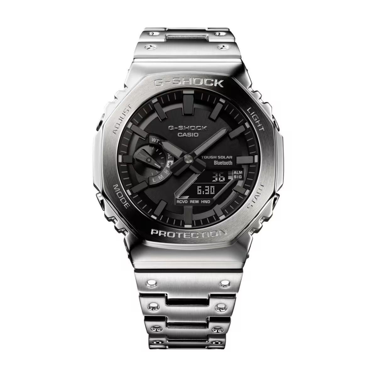 EXCLUSIVE G SHOCK GA 2100 ALL STEEL STAINLESS STEEL