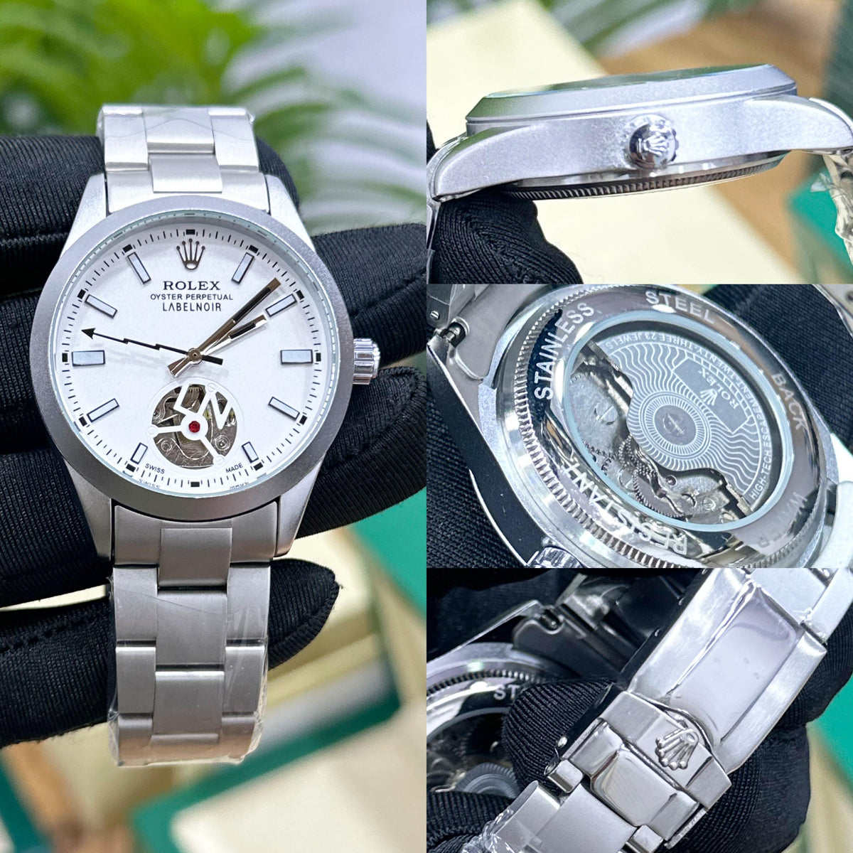 NEW & EXCLUSIVE ROL.EX LABELNOIR AUTOMATIC WHITE