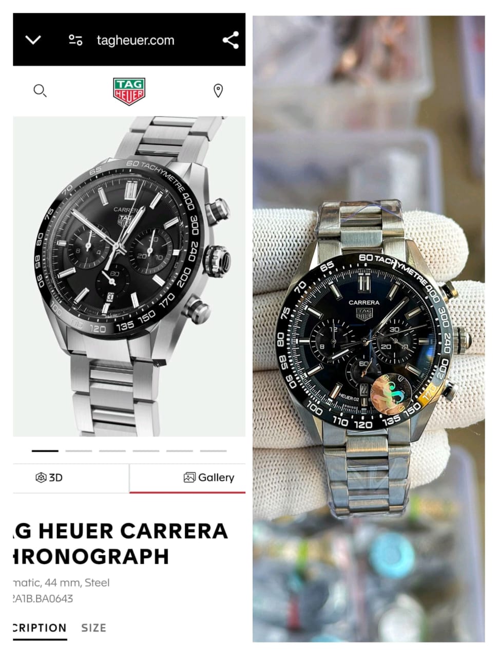 New Tag_heuer Carrera Calibre 02 Chronograph