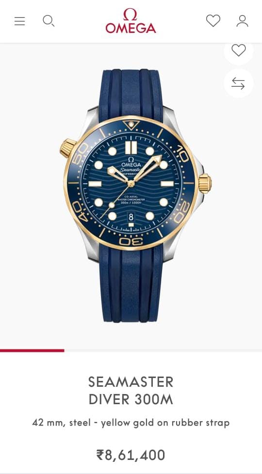 Om.ega seamaster Diver 300M