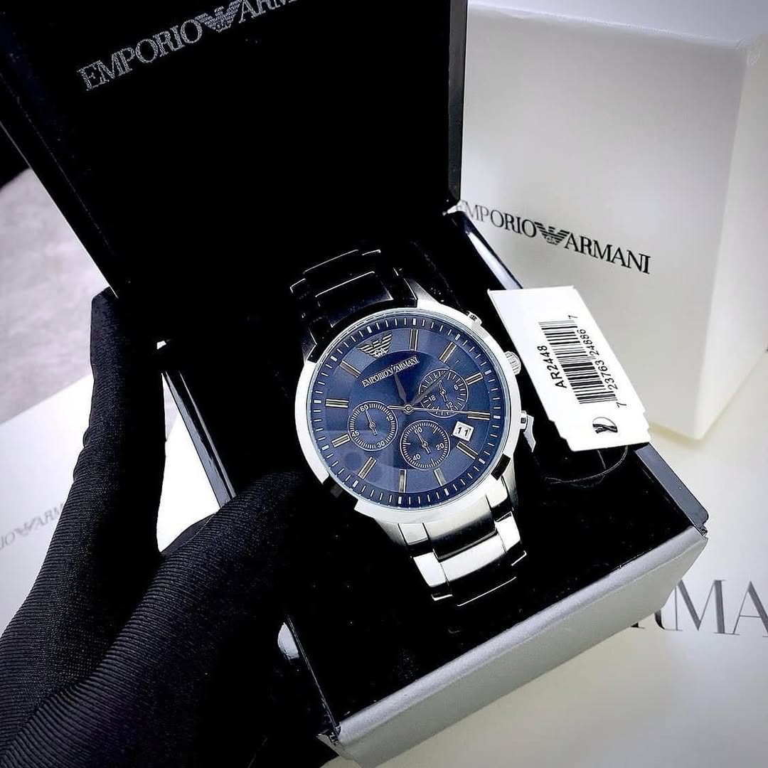 Em.porio Armani Classic Silver-Blue