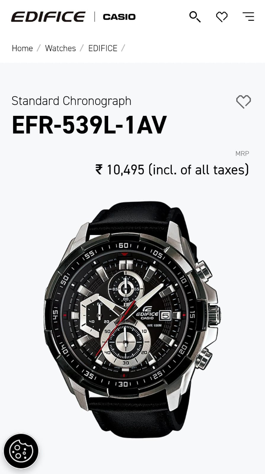 Ca.sio Edifice Efr539