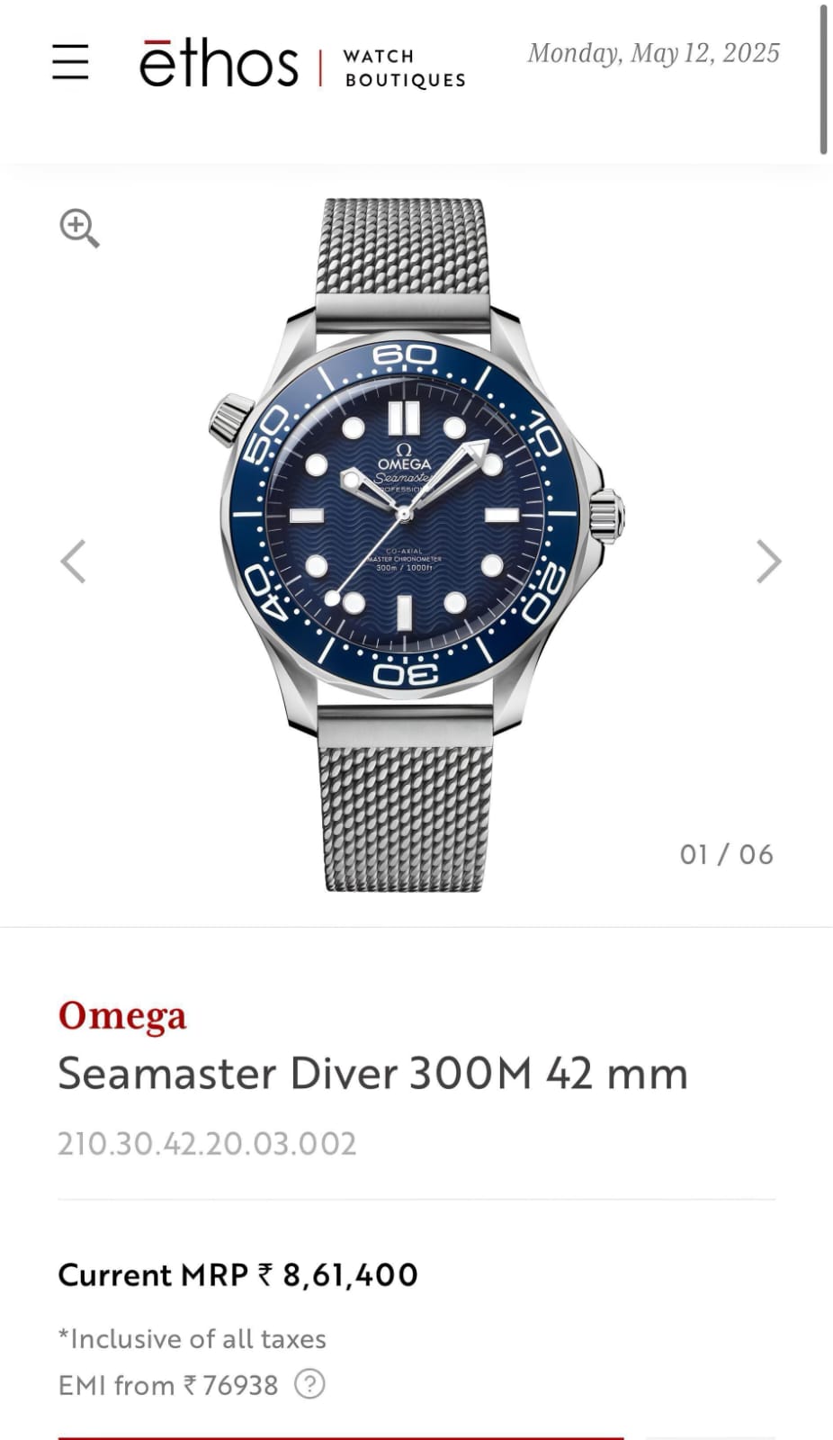 Om.ega Seamaster Diver 300 Automatic