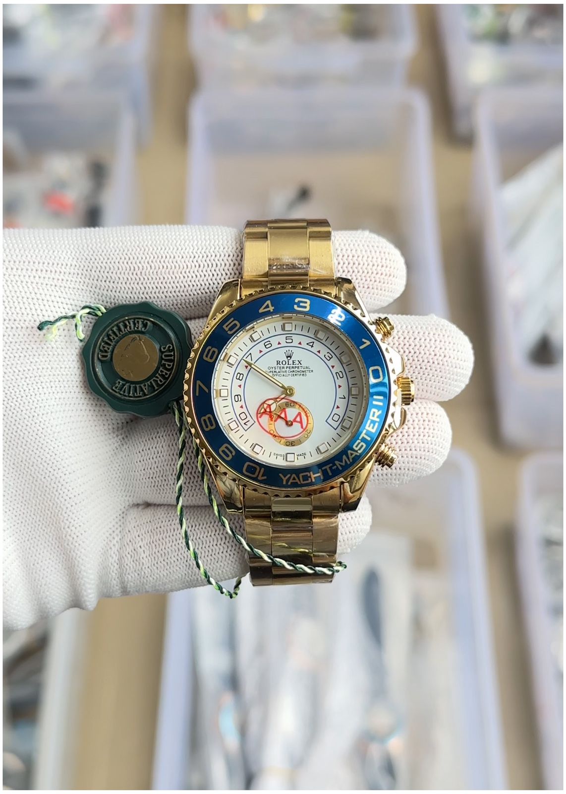 Rol.ex Oyster Perpetual Yach Master Battery