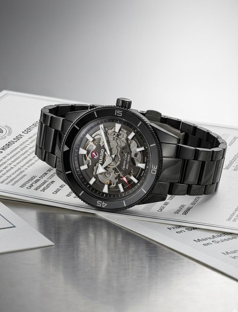 Ra.do Captain Cook HighTech Automatic Silver