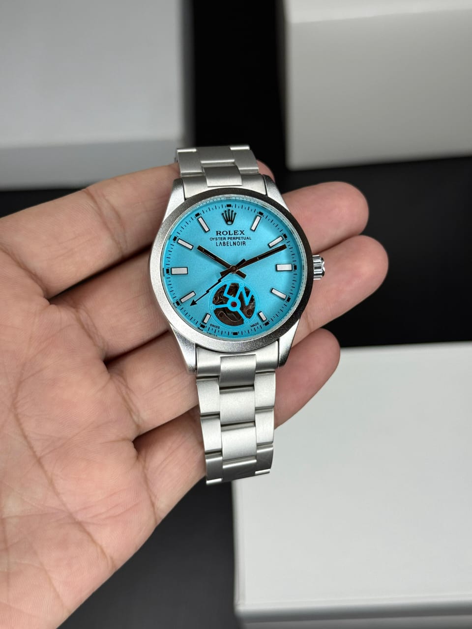 Rol.ex Oyster perpetual Label Noir Automatic