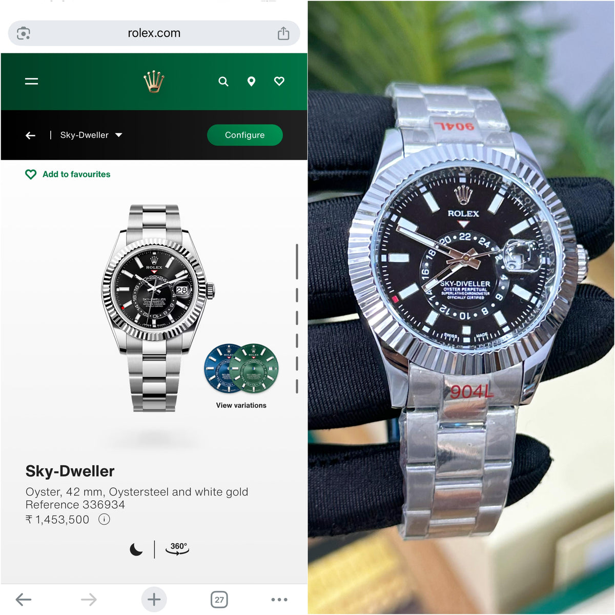 ROL.EX SKY-DWELLER EXCLUSIVE COLLECTION