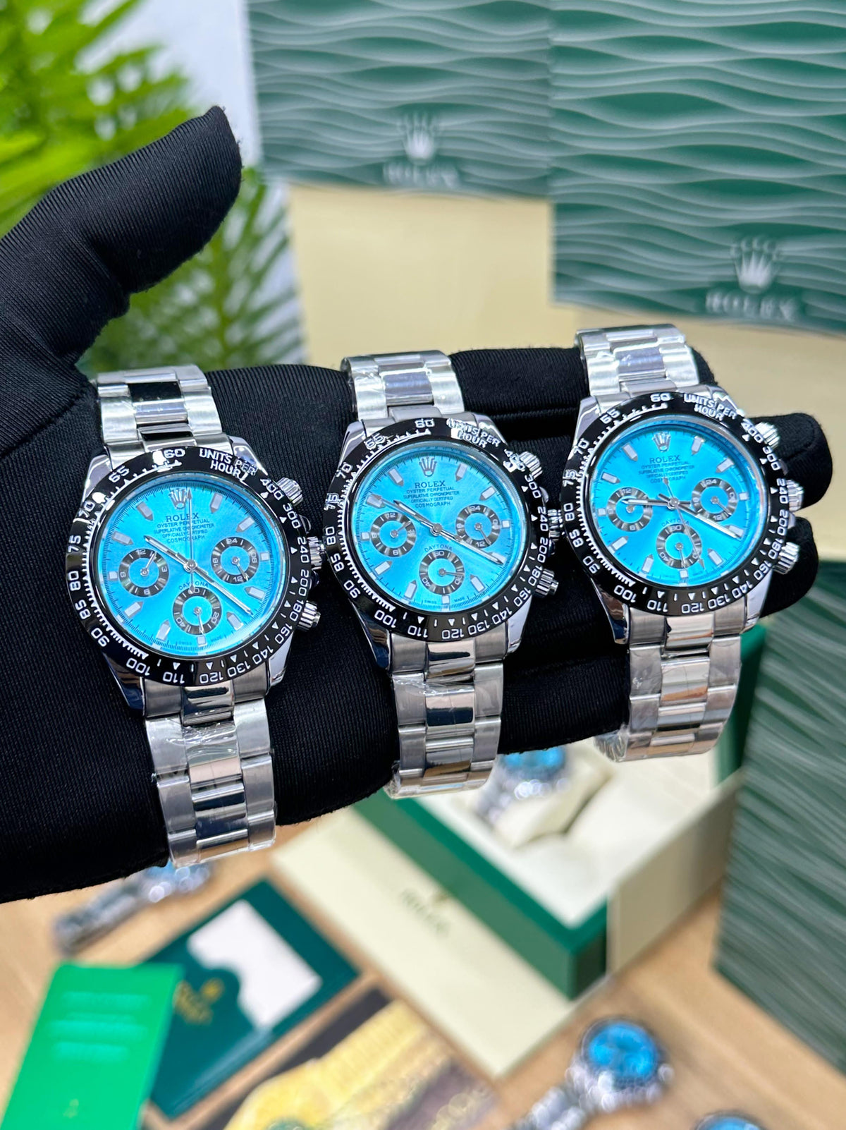 ROL.EX DAYTONA BLUE TIFFANY DIAL CELEBRITY CHOICE