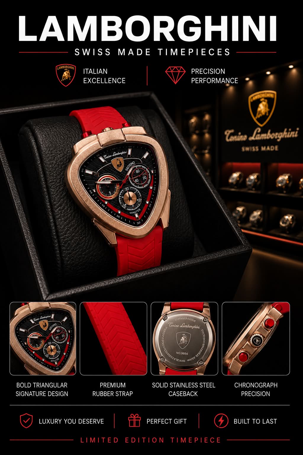 Lamb.orghini Spyder Chronograph