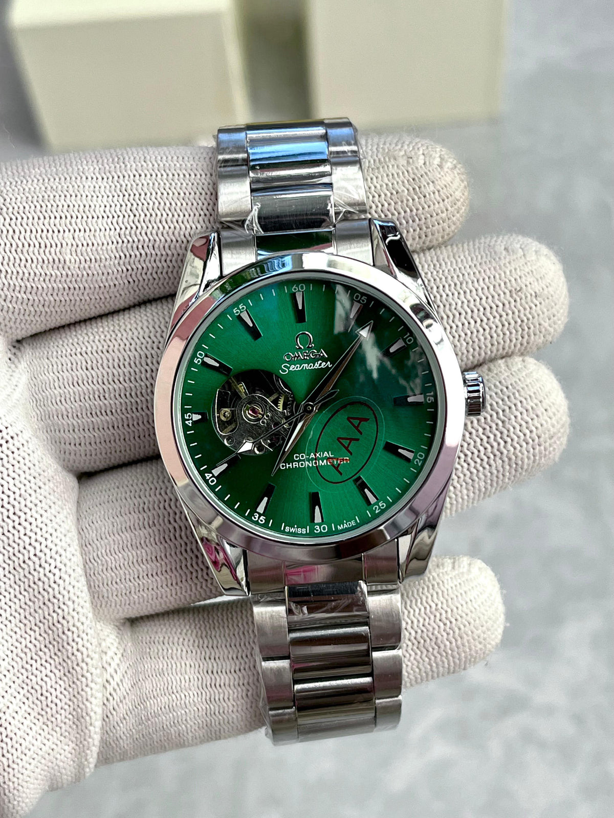 Om.ega Seamaster Open Heart