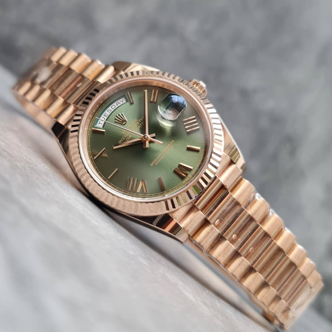 Rol.ex Oyster perpetual Day Date Automatic Copper-Green
