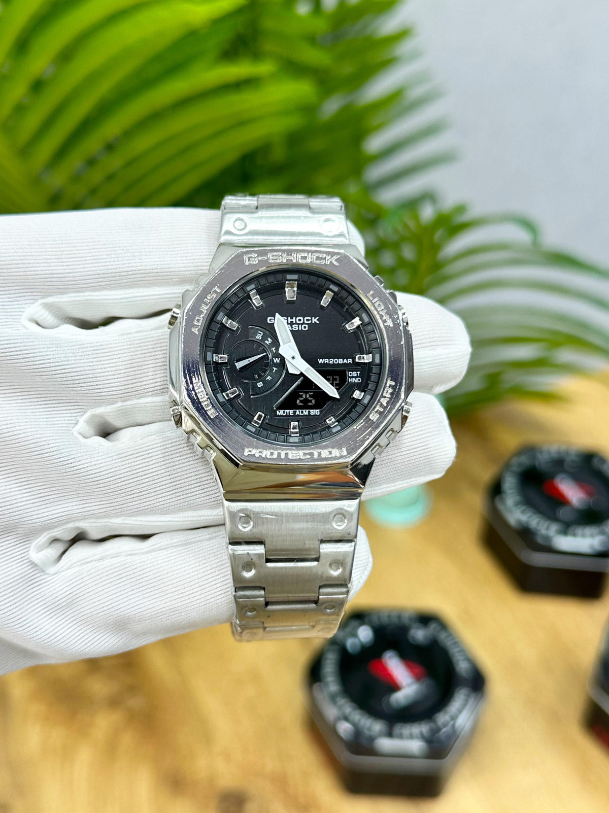 NEW G SHOCK GA2100 SILVER