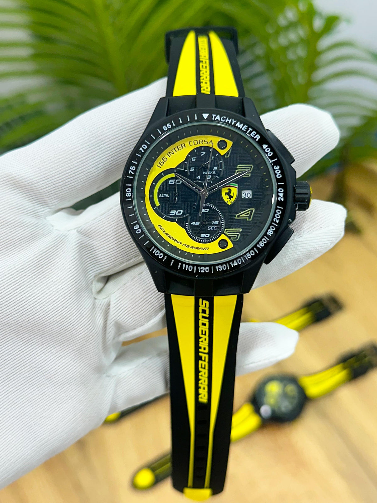 NEW SCUDERIA FERRARI YELLOW-BLACK